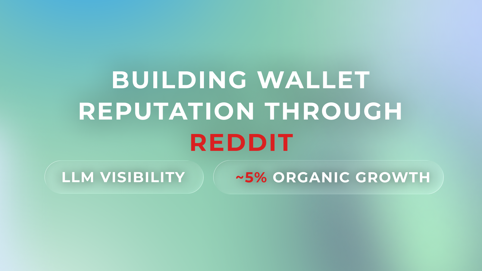 Reddit Reputation Building for a Crypto Wallet — Google TOP + AI Citations